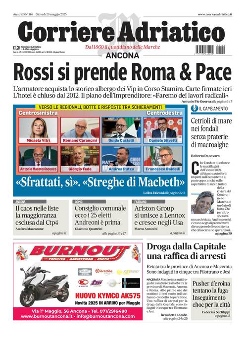 Edizione Ancona di Giovedì 29 Maggio 2025
